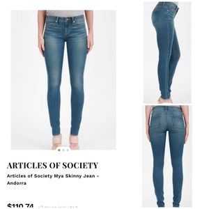 Articles of Society Mya Skinny Jean, 26
